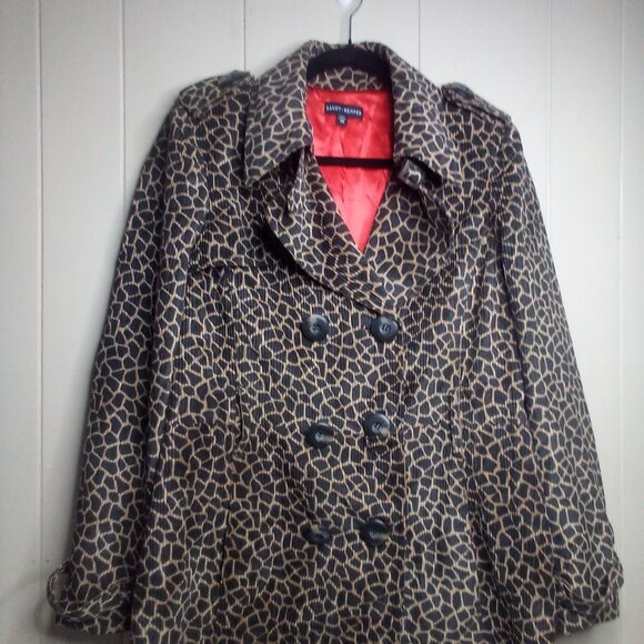 Randy Kemper Blazer Jacket 10 Animal Print Button Up - Picture 8 of 16